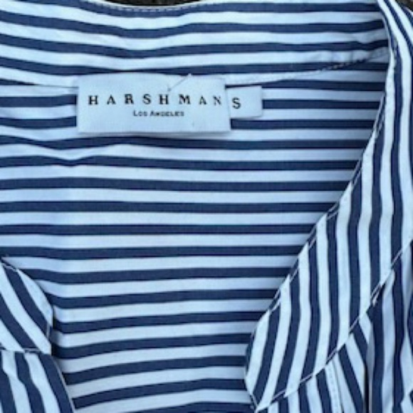Harshman Blue Striped Women's Tunic Size Small - Picture 5 of 5